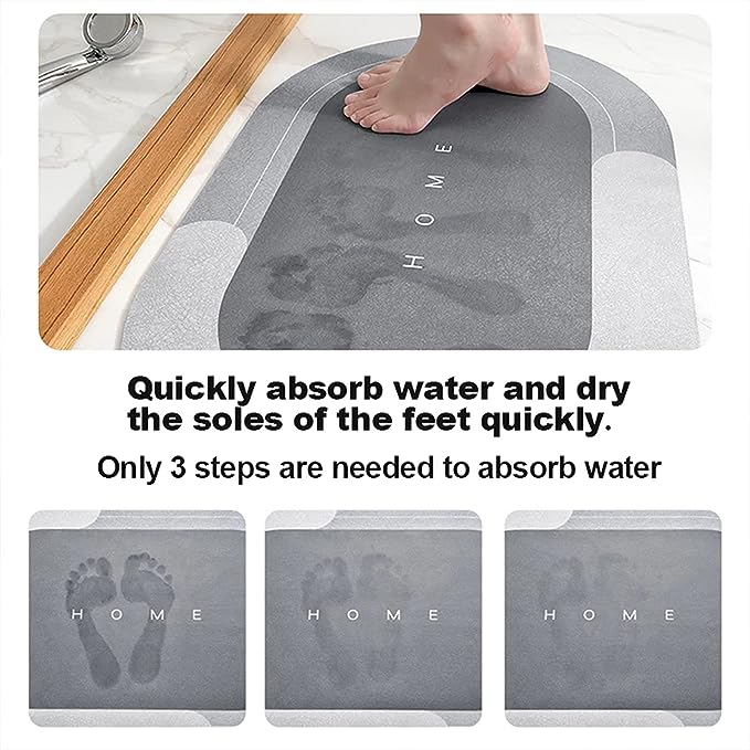 ALFOMBRA DE DUCHA SUPER ABSORVENTE "AquaAbsorb" - Super OFERTA 2X1