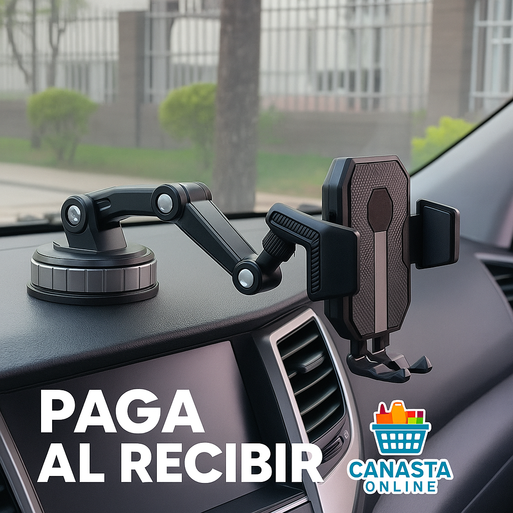 Soporte Celular Universal con Ventosa Premium - Celular siempre firme y a la vista