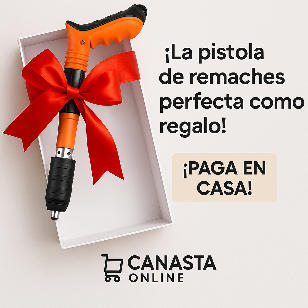 Remachadora de clavos automática + 50 Clavos de fuerza DE REGALO