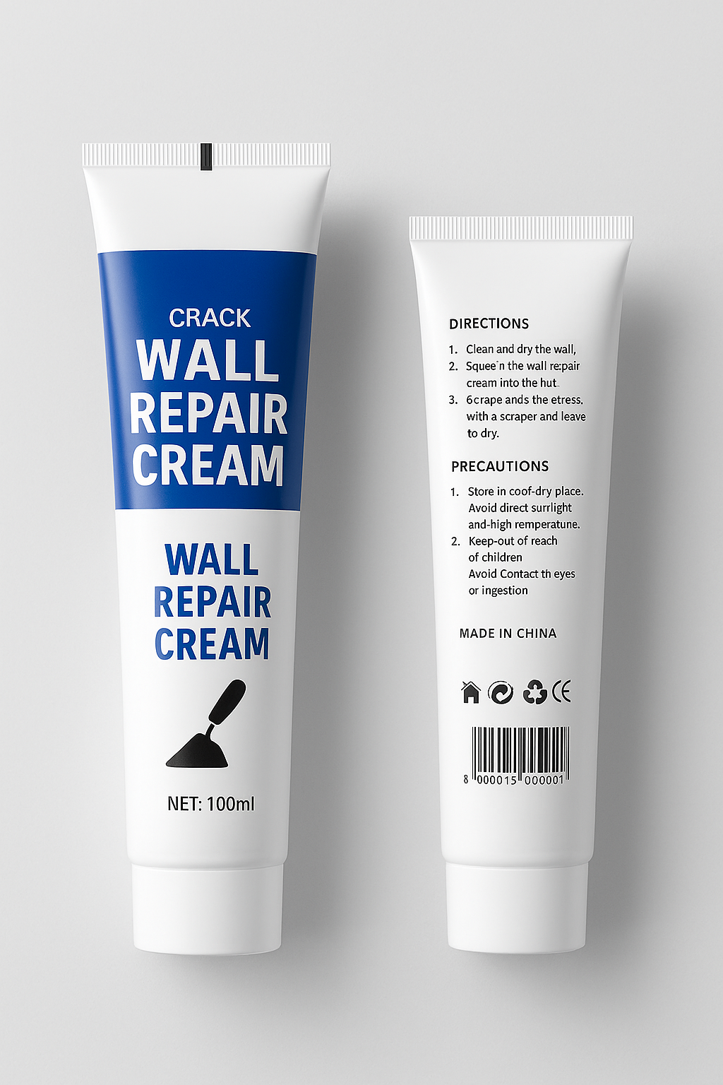 Crema Reparadora de Grietas en Pared