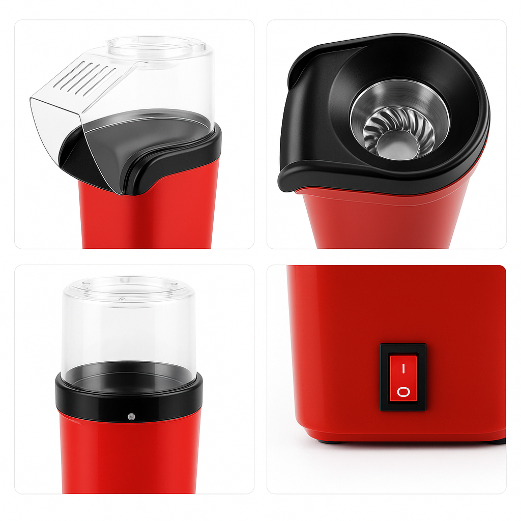 Máquina para hacer cabritas + Recetario PopCorn (+10 recetas)