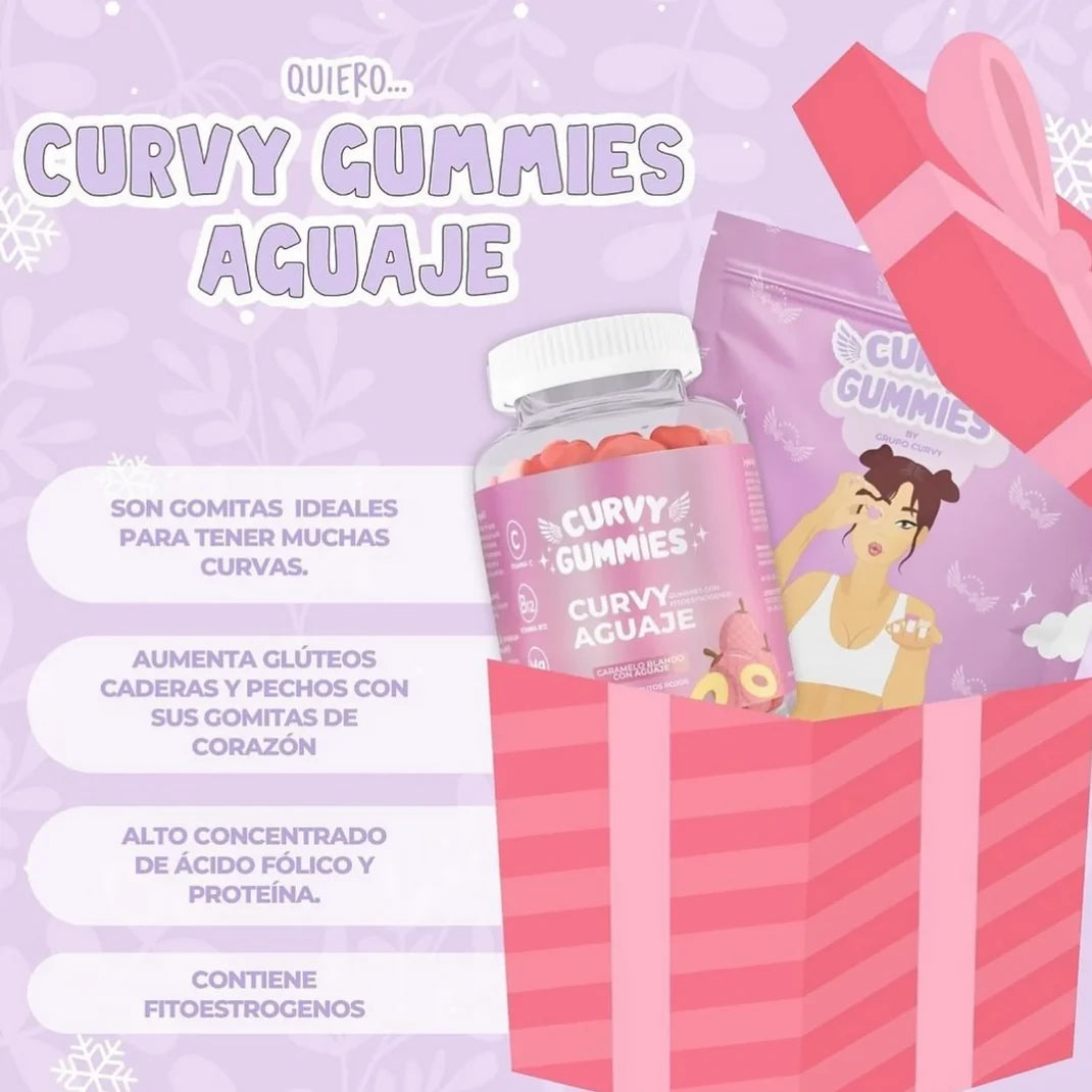 CURVY GUMMIES® Realza tus curvas de forma natural y saludable