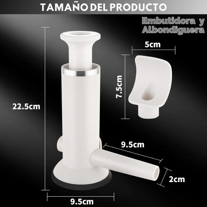 Kit Embutidor Manual – Para Recetas 100% Naturales