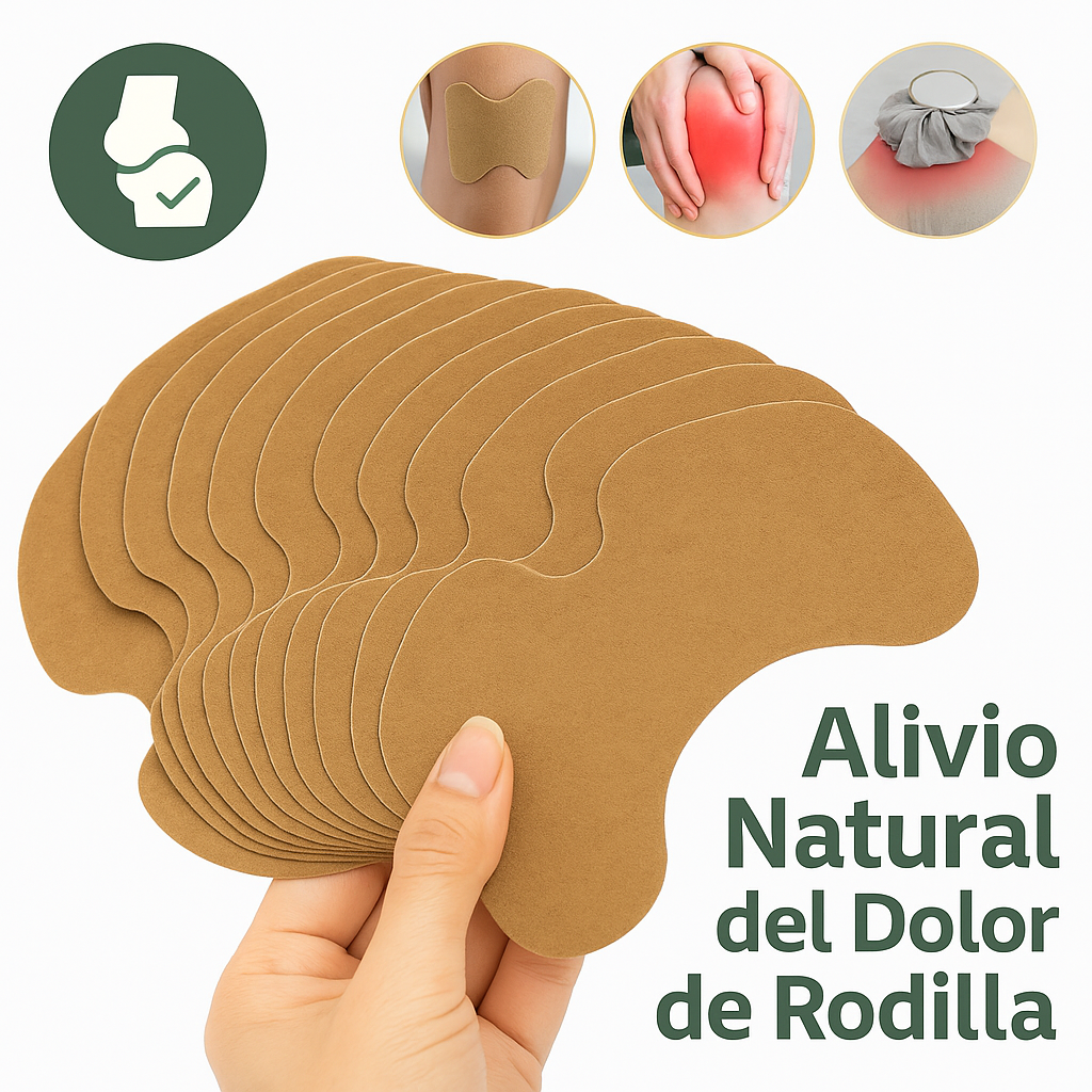 Parches para aliviar dolor de rodilla - Oferta 3x1 (Paga 12 unidades y lleva 36 parches)