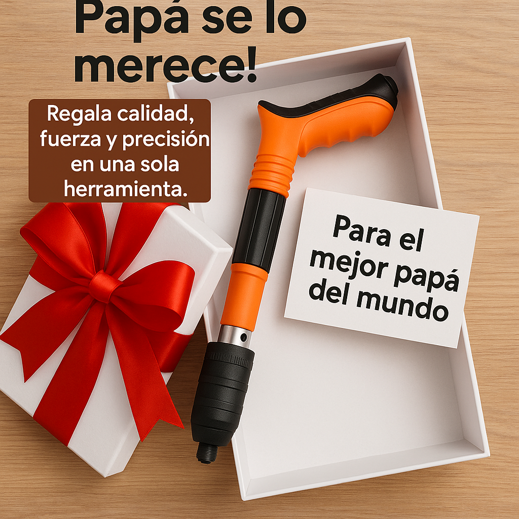 Remachadora de clavos automática + 50 Clavos de fuerza DE REGALO