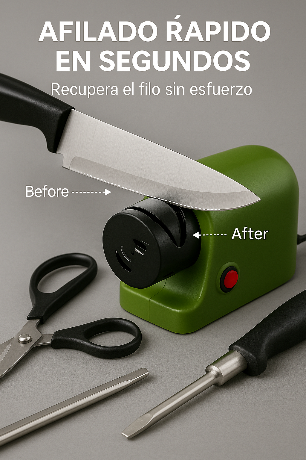 Mini Afilador Eléctrico Profesional – Uso Fácil