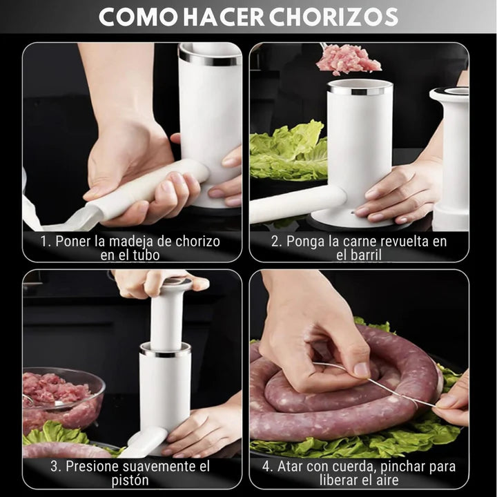 Kit Embutidor Manual – Para Recetas 100% Naturales