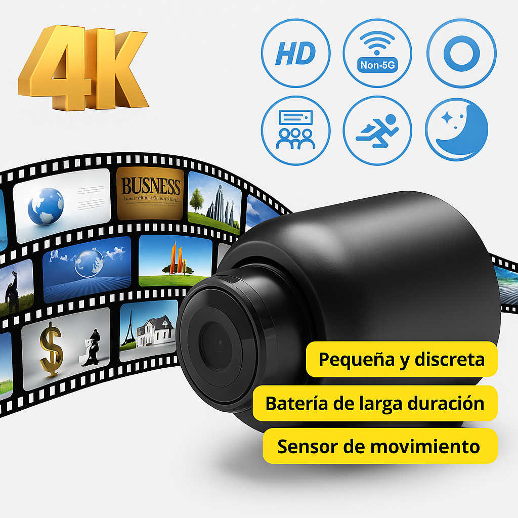 Mini Cámara HD – Espía Discreta
