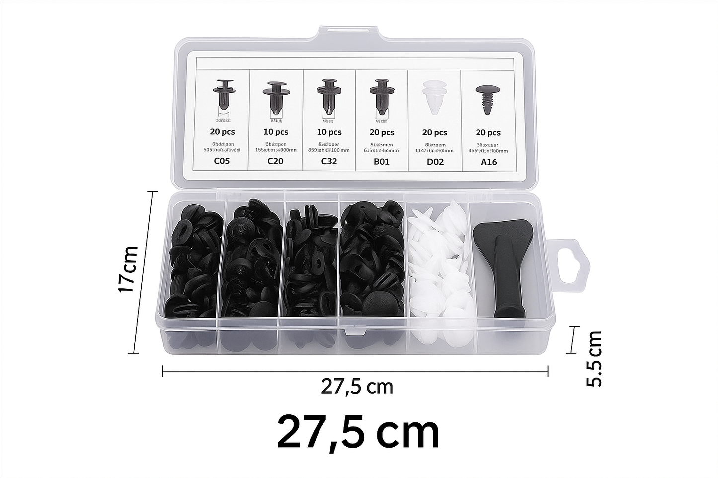 Kit de Sujetadores para Auto – Repara sin ir al Taller