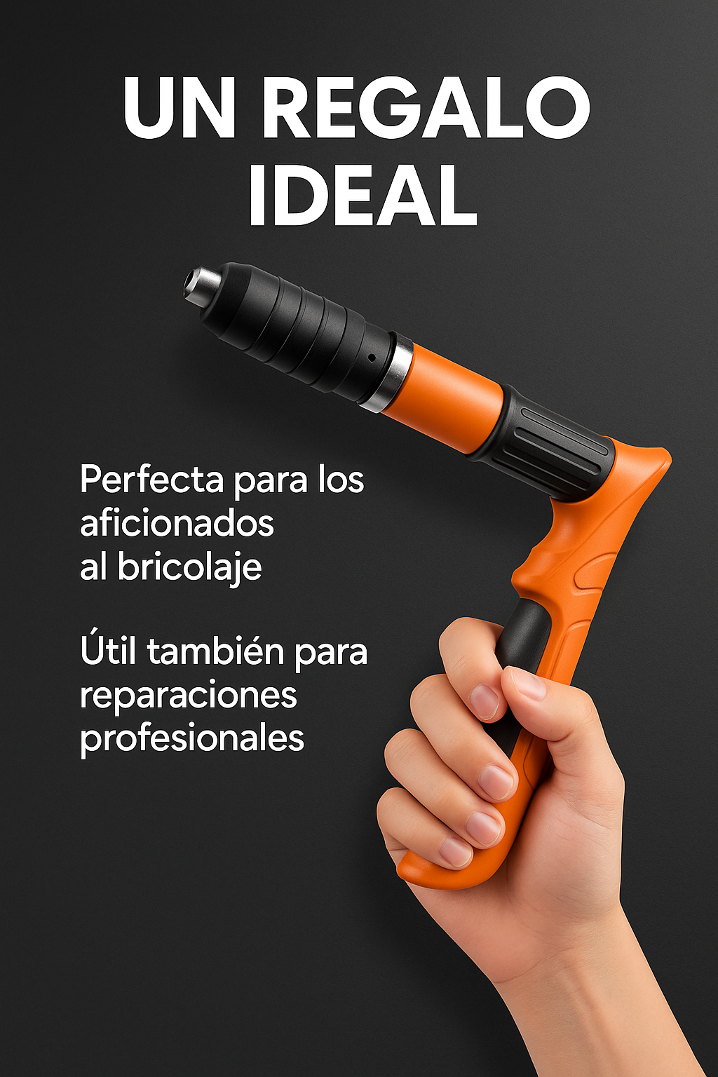 Remachadora de clavos automática + 50 Clavos de fuerza DE REGALO