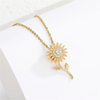 🌻 Collar Giratorio de Girasol – Un Regalo Único y Especial