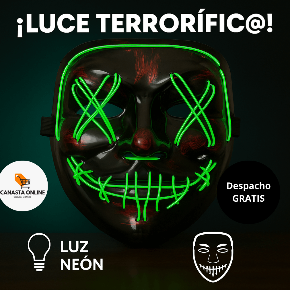 Máscara La Purga - Destaca en Halloween sin gastar de más