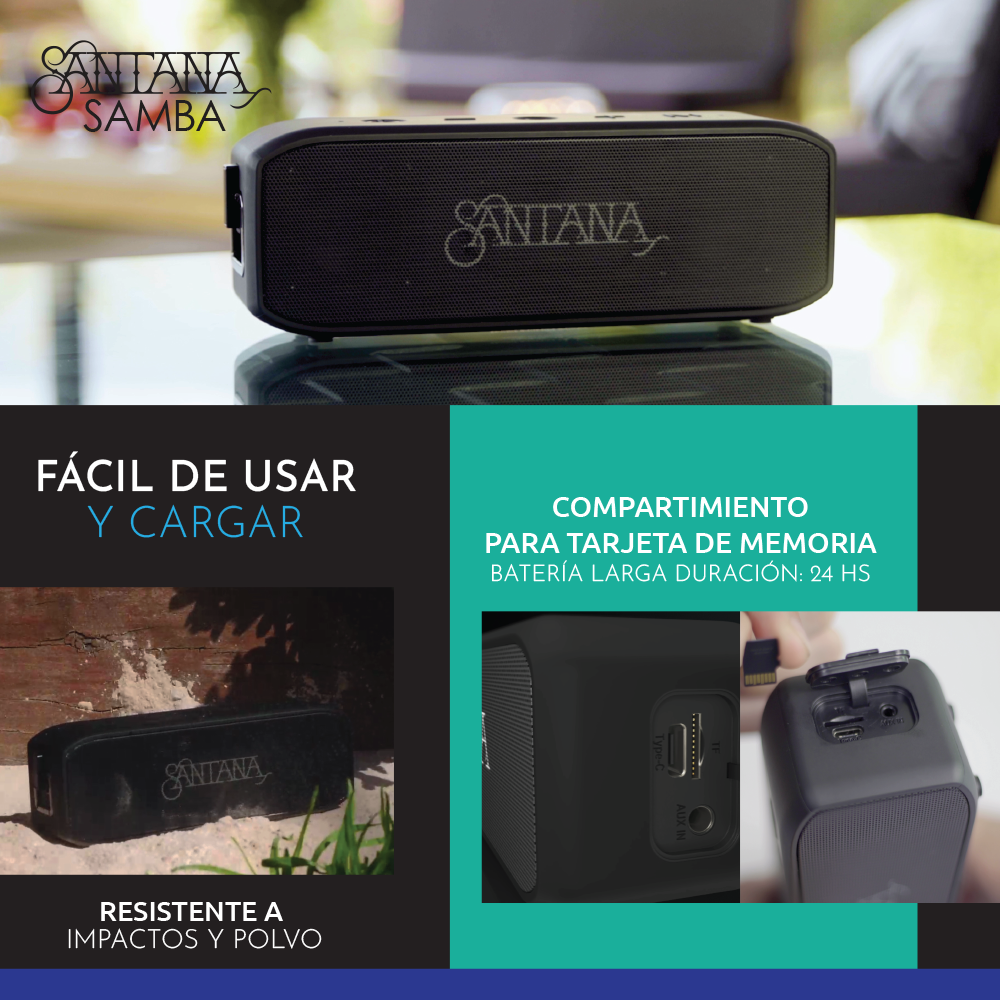 Santana Samba by Carlos Sanatana: El parlante de alta calidad de sonido recomendado