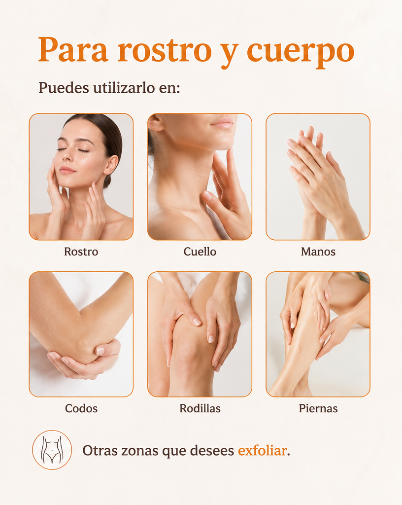 Gel Exfoliante de Naranja - Piel más suave y luminosa solo en minutos, sin salir de casa