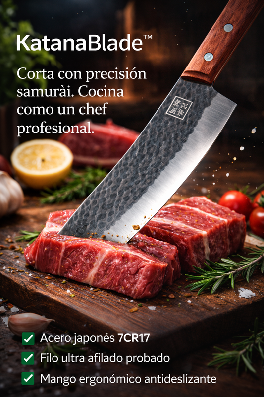 KatanaBlade™ – El cuchillo japonés que corta con precisión quirúrgica