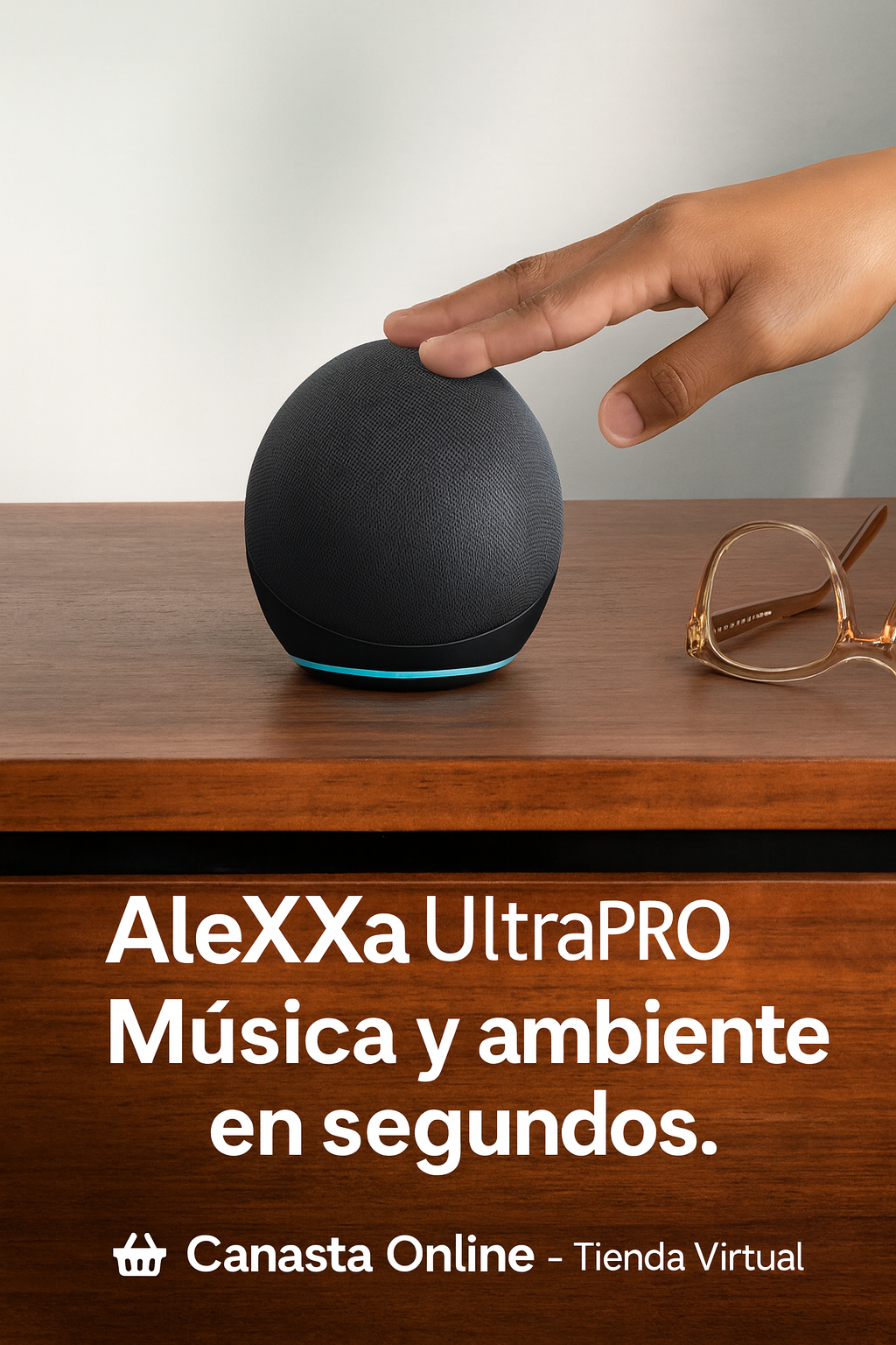 Parlante AleXXa SmartHub – Sonido + Asistente – Comodidad Total (Color Al Azar)