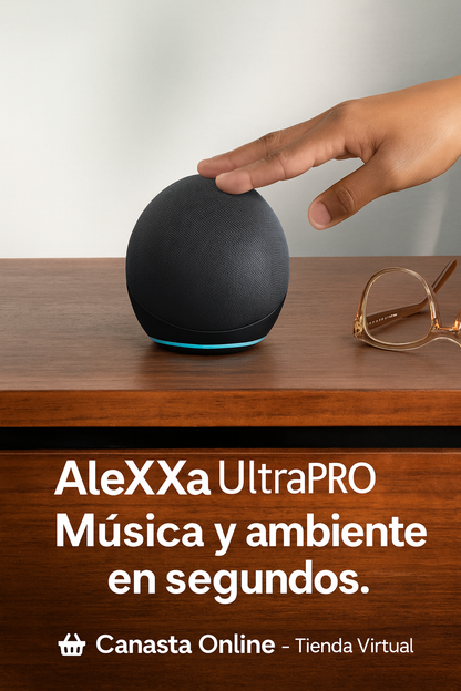 Parlante AleXXa SmartHub – Sonido + Asistente – Comodidad Total (Color Al Azar)