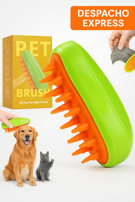 Cepillo Eléctrico 3 en 1 para Mascotas – Limpieza fácil, menos gastos en peluquería