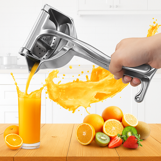 Exprimidor de Fruta 100% Metálico - Durabilidad Extendida