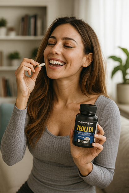 Zeolita 60 Cápsulas - Desintoxica, desinflama y recupera tu energía desde adentro.