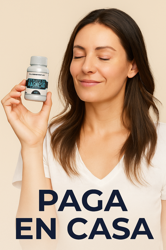 Citrato de Magnesio - Descansa Naturalmente - Caja 60 Cápsulas