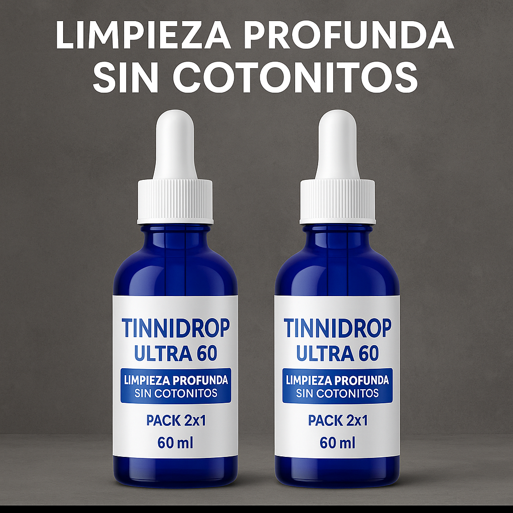TinniDrop Ultra 60ml - Limpieza Total en Minutos (2x1)