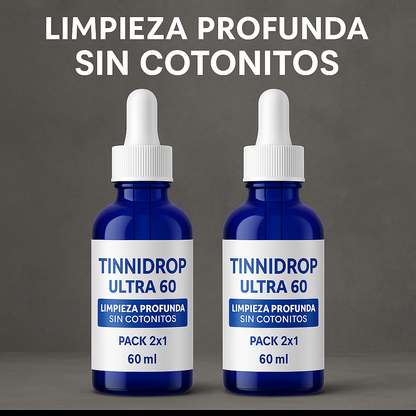 TinniDrop Ultra 60ml - Limpieza Total en Minutos (2x1)