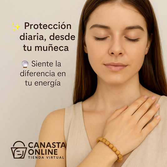 Pulsera de Protección – Palo Santo Natural