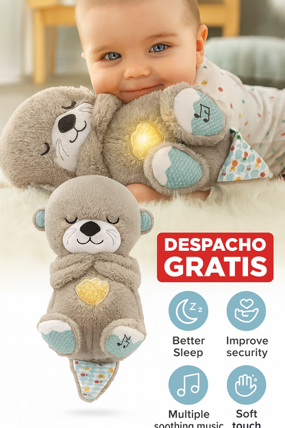 Nutria Durmiente - Sueño Profundo + Pilas de Regalo + Caja Regalo