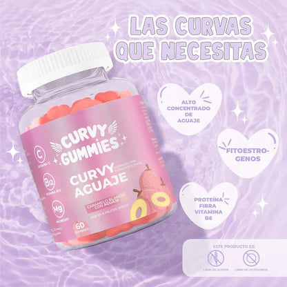 CURVY GUMMIES®  Realza tus curvas de forma natural y saludable