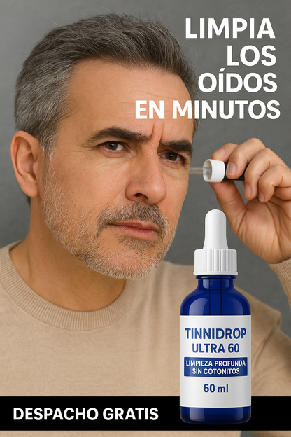 TinniDrop Ultra 60ml - Limpieza Total en Minutos (2x1)