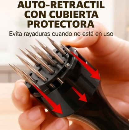 Ablandador de carne con agujas de acero inoxidable - Textura Perfecta en Segundos