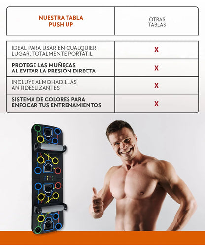 Tabla Push Up Flexiones - POWER FLEX