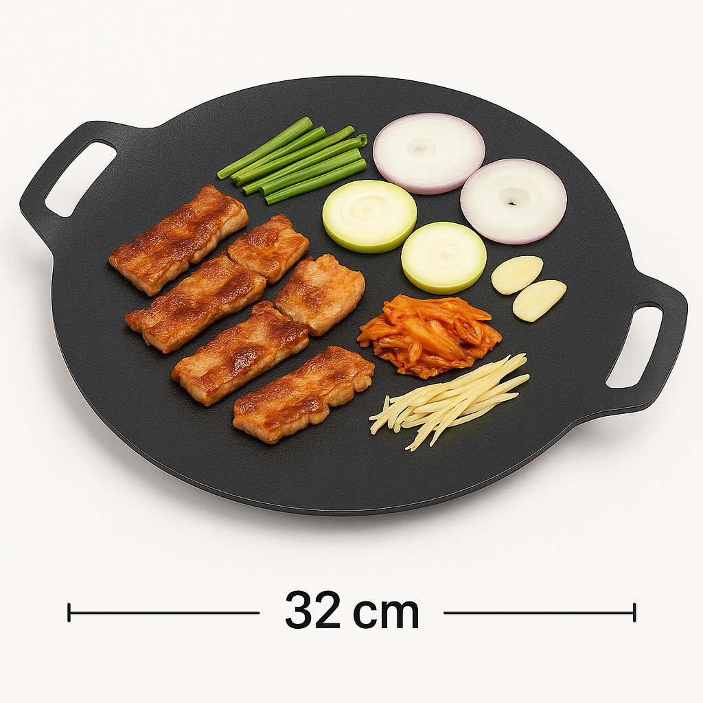 Plancha Antiadherente 32 cm – Cocina fácil y sin que se pegue nada