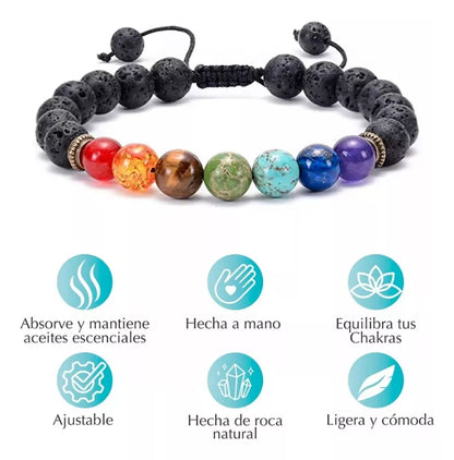 🌟 PULSERA DE 7 CHAKRAS™ - ENERGÍA RENOVADA PARA EL 2025 🌟