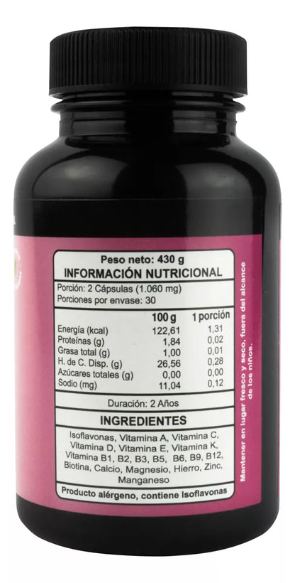 Suplemento para la Menopausia 60 cápsulas - SUPER RED CLOVER