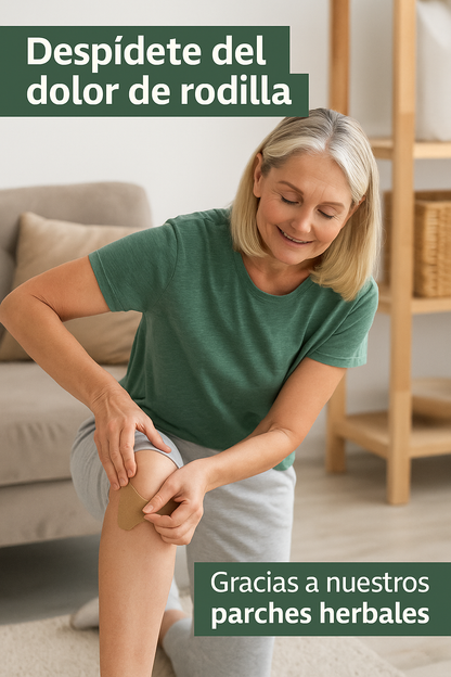 Parches para aliviar dolor de rodilla - Oferta 3x1 (Paga 12 unidades y lleva 36 parches)
