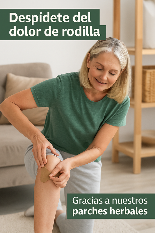 Parches para aliviar dolor de rodilla - Oferta 3x1 (Paga 12 unidades y lleva 36 parches)