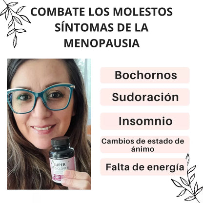 Suplemento para la Menopausia 60 cápsulas - SUPER RED CLOVER