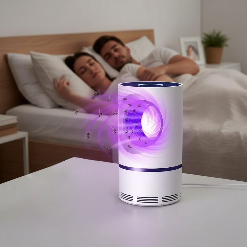 Fly Lamp™ – Lámpara Antimosquitos Familiar - Sin químicos ni olores