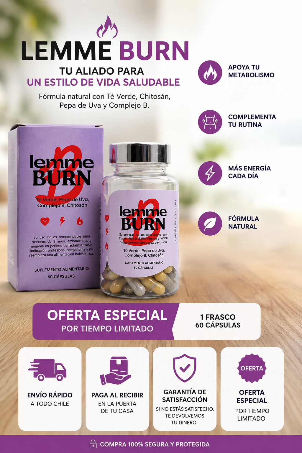 Lemme Burn - Tu aliado diario para acompañar un estilo de vida saludable