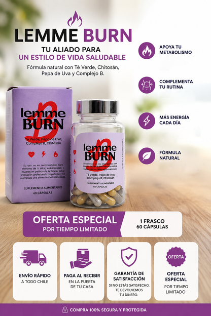 Lemme Burn - Tu aliado diario para acompañar un estilo de vida saludable