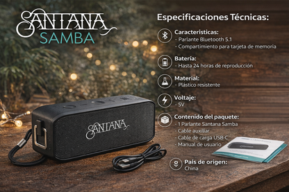 Santana Samba by Carlos Sanatana: El parlante de alta calidad de sonido recomendado