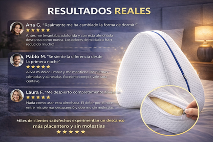 Almohada Ortopedica para Piernas - El soporte perfecto que tu cuerpo necesita - Oferta 2x1