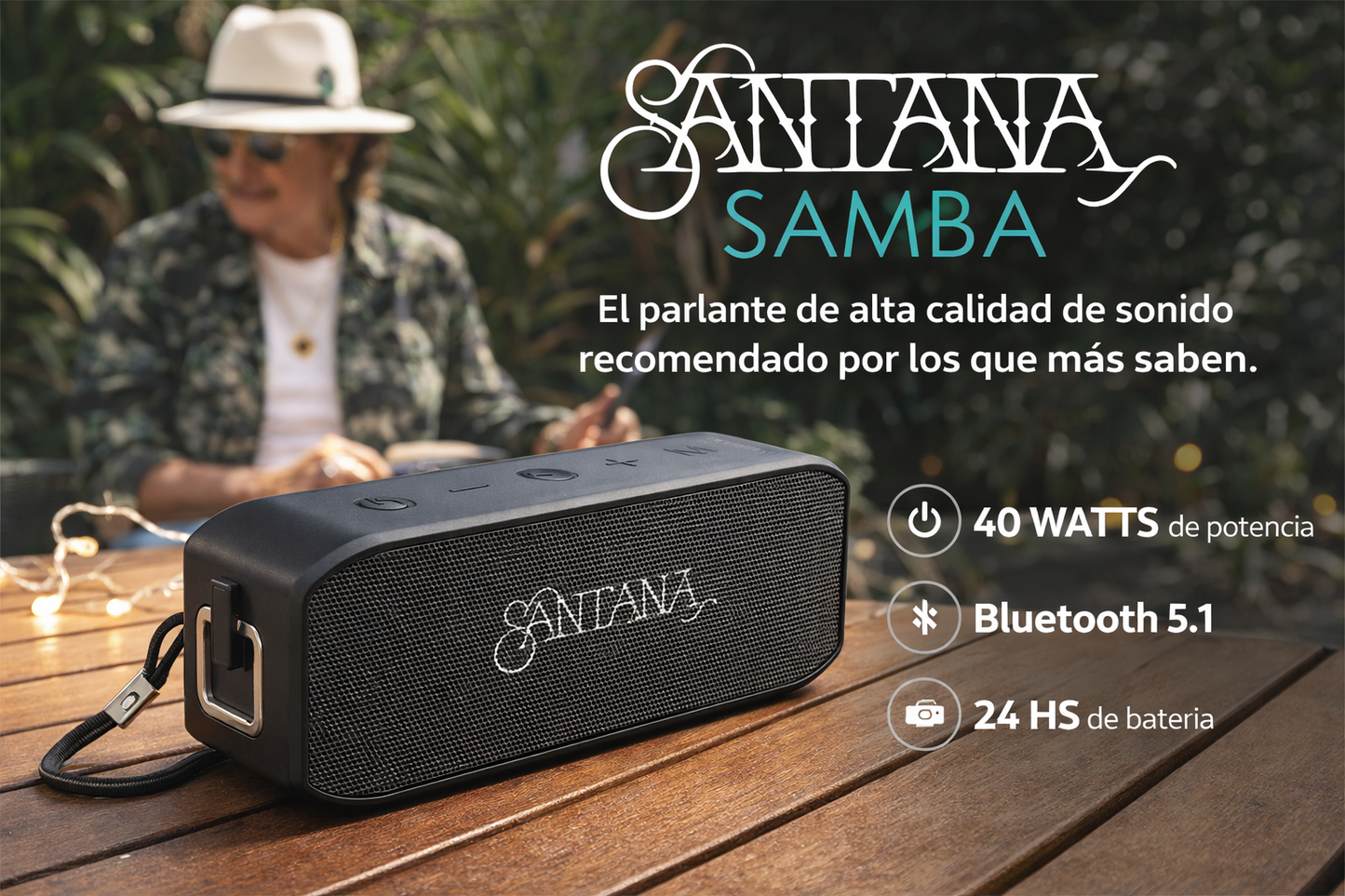 Santana Samba by Carlos Sanatana: El parlante de alta calidad de sonido recomendado