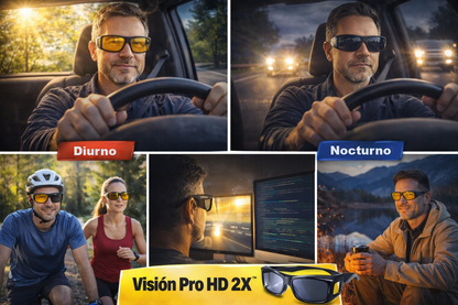 Lentes de Visión Pro HD – 2 Gafas HD Visión (Día y Noche)