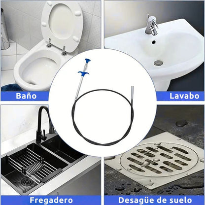 Oferta 2X1 Pinza Destapa Cañerías 90 cm – Libera atascos al instante, sin químicos ni esfuerzo
