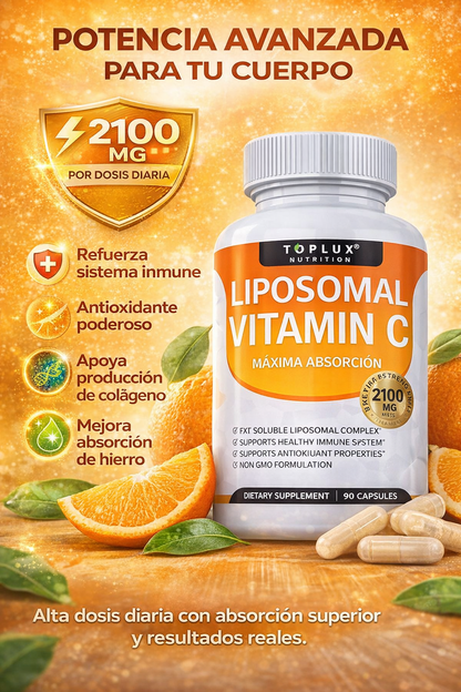 Vitamina C Liposomal 2100® - Máxima Absorción que Refuerza tus Defensas