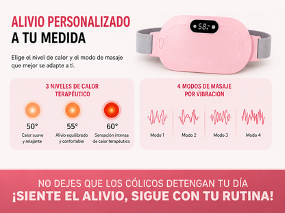 Cinturón Térmico Menstrual con Masaje - Alivio durante tu días de periodo