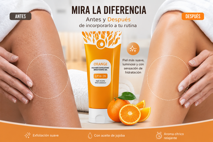 Gel Exfoliante de Naranja - Piel más suave y luminosa solo en minutos, sin salir de casa